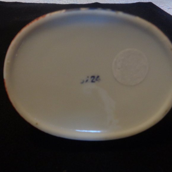 COQUETTE VINTAGE ASIAN KISSING BIRDS PRETTY HOLDER - Picture 10 of 10